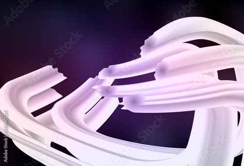 Dark Pink, Yellow vector template with lines.