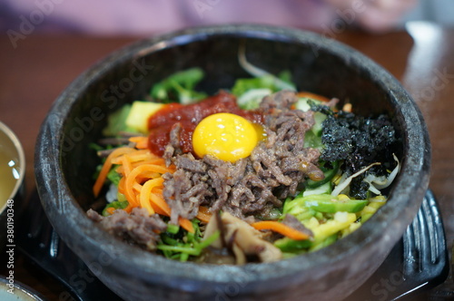 전주에서 먹는 비빔밥