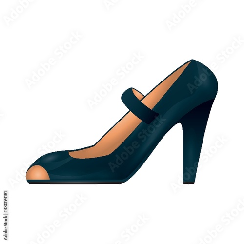 ladies black high heel