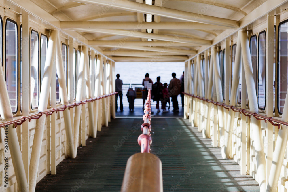 Corridor leading to a dock Corridor leading to a dock