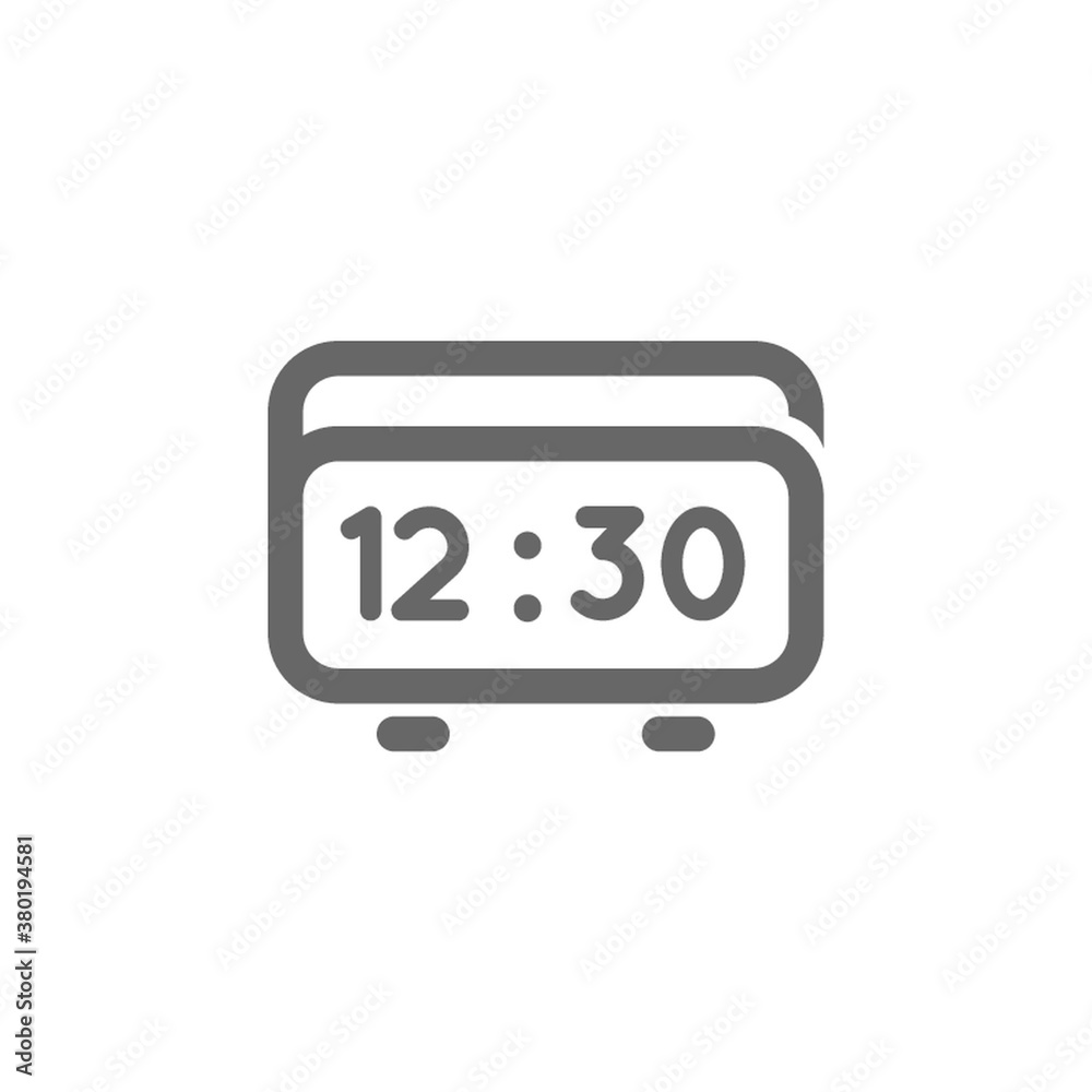 digital clock icon