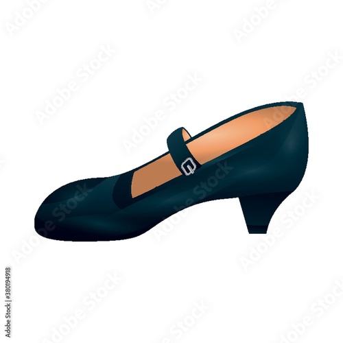 Ladies black high heel