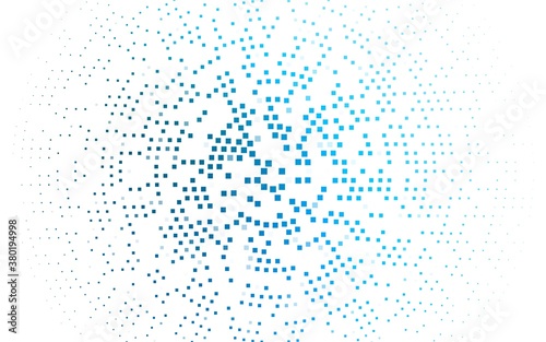 Light BLUE vector layout with lines, rectangles. Abstract gradient illustration with rectangles. Modern template for your landing page.