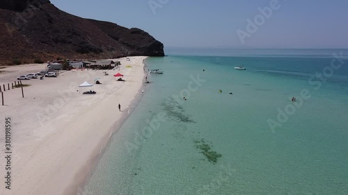 Wallpaper Mural Aerial view of Tecolote beach, La Paz, Baja California Sur, Mexico. Torontodigital.ca