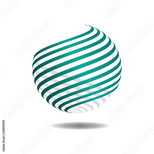 spherical logo element design