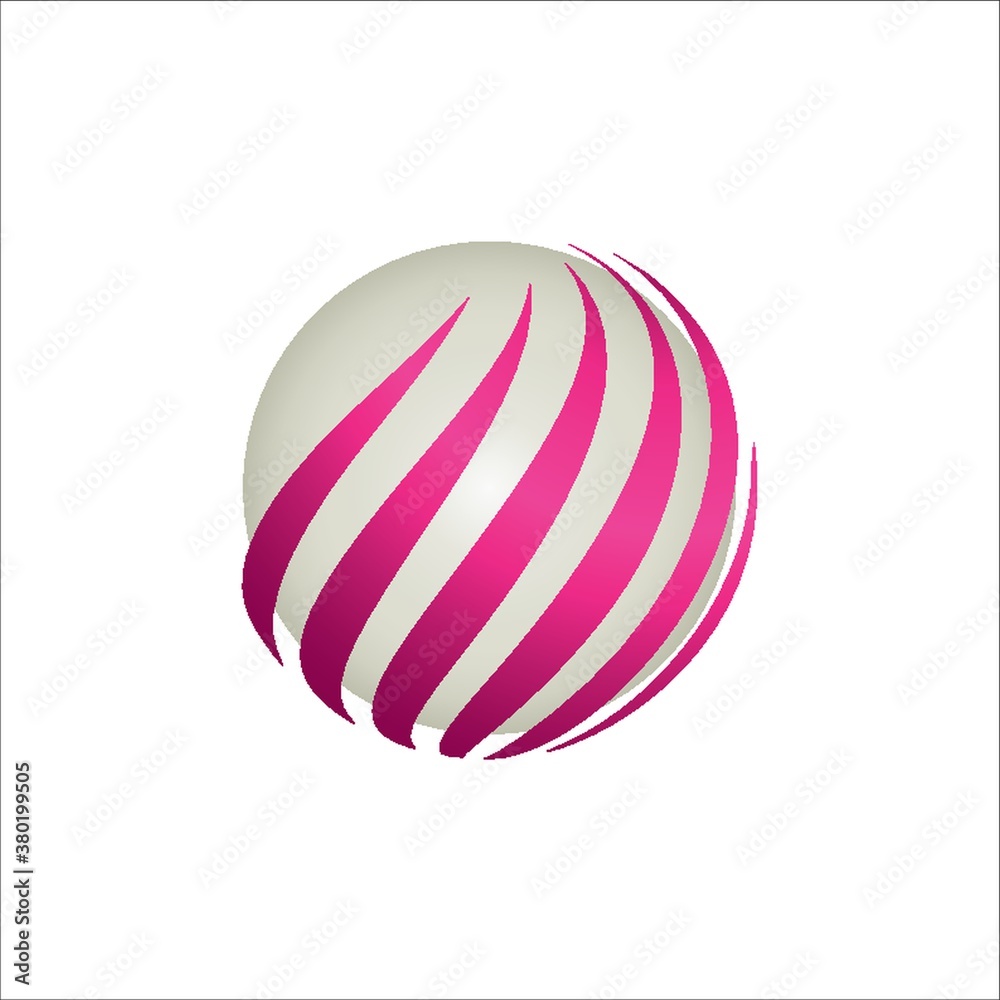 globe logo element with abstract concept globe logo element with abstract concept