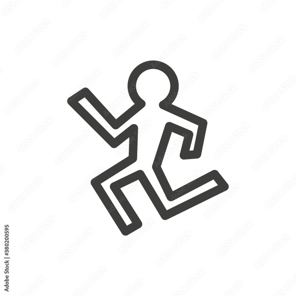 chalk outline chalk outline