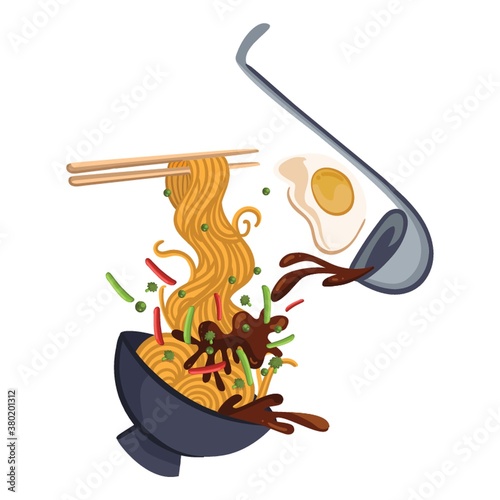Noodles exploded view