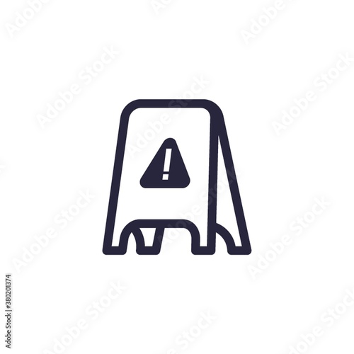 Free Download Caution floor stand - GFXLoad