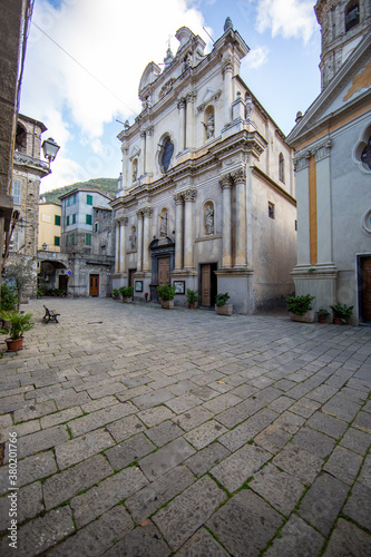 Badalucco village near Imperia Ligury Italy photo