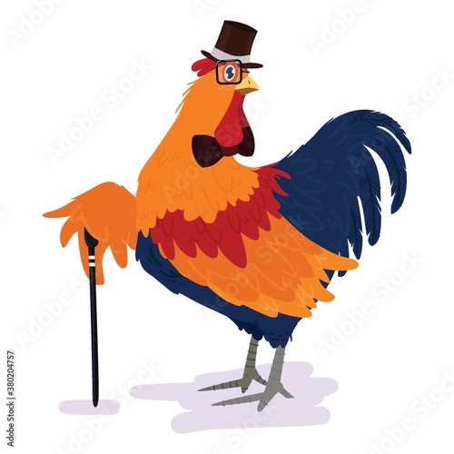 Hipster chicken
