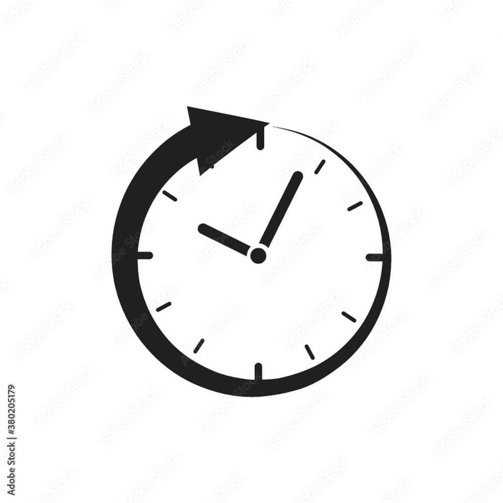 clock with arrow clock with arrow