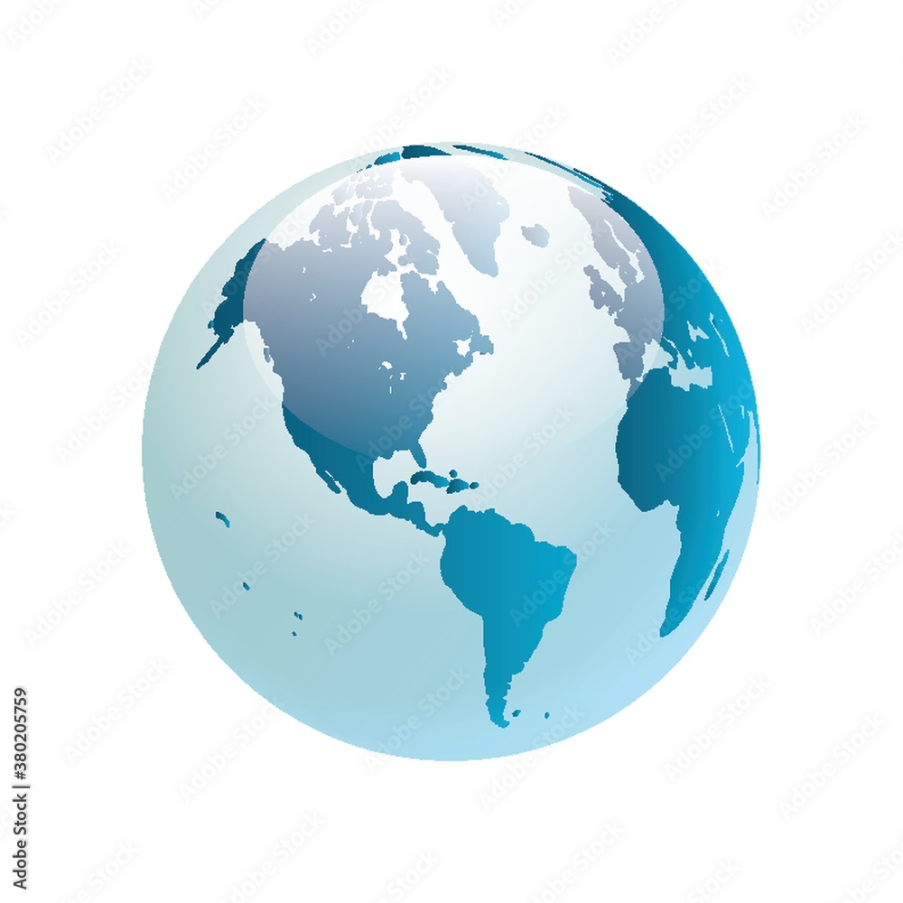 Fototapeta premium earth globe icon