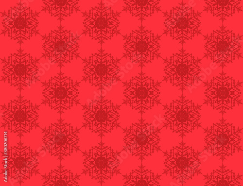 Vector seamless texture. Snowflakes christmas background. EPS 10