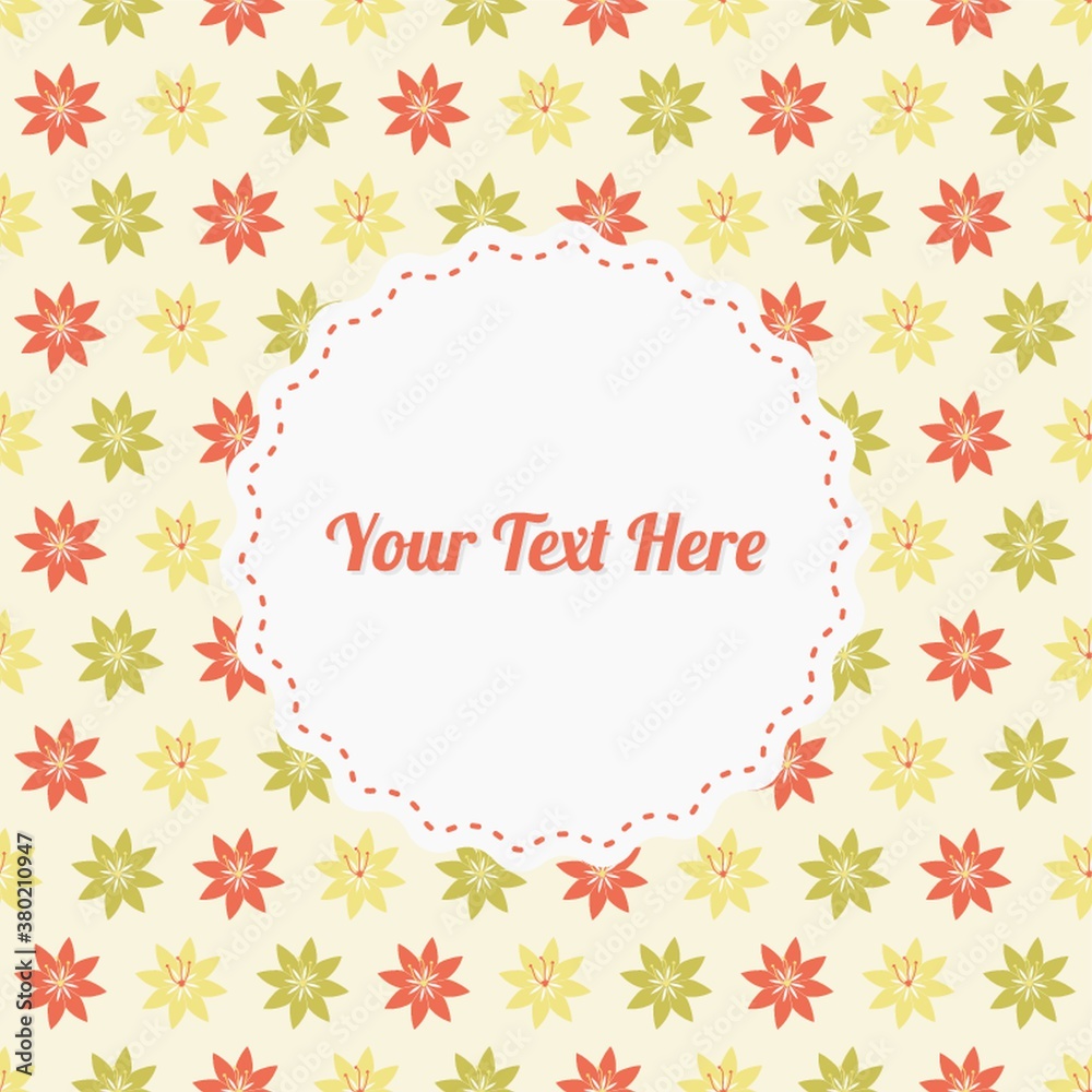 Floral background design