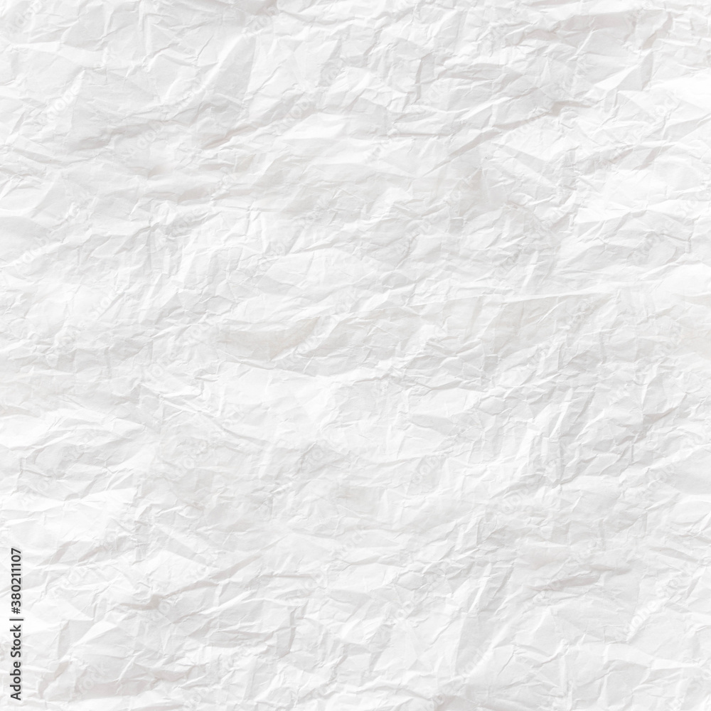 White crumpled paper close up texture background White crumpled paper close up texture background