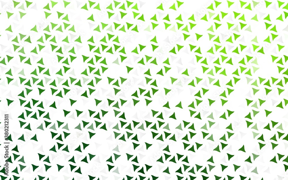 Light Green vector seamless backdrop with lines, triangles. Decorative design in abstract style with triangles. Pattern for design of fabric, wallpapers. Light Green vector seamless backdrop with lines, triangles. Decorative design in abstract style with triangles. Pattern for design of fabric, wallpapers.
