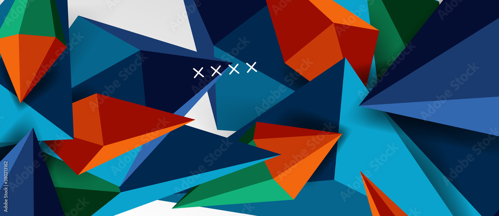 3d low poly abstract shape background vector illustration 3d low poly abstract shape background vector illustration
