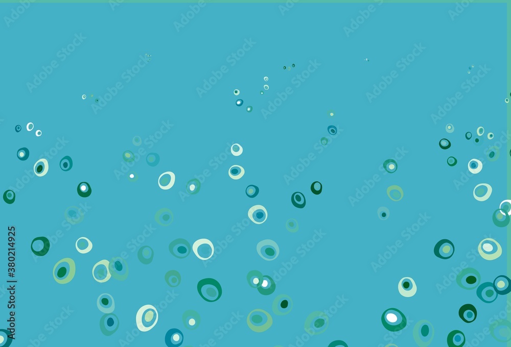 Light Blue, Green vector texture with disks. Light Blue, Green vector texture with disks.