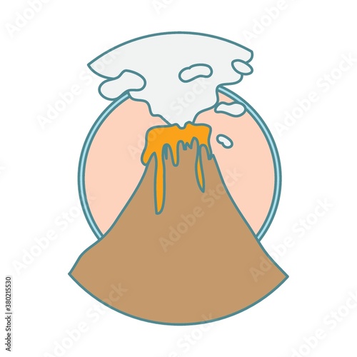 Volcanic eruption