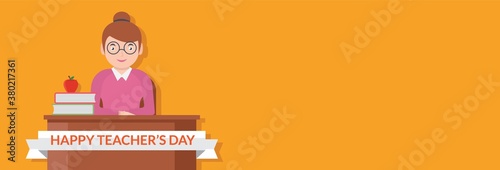 happy teacher's day design