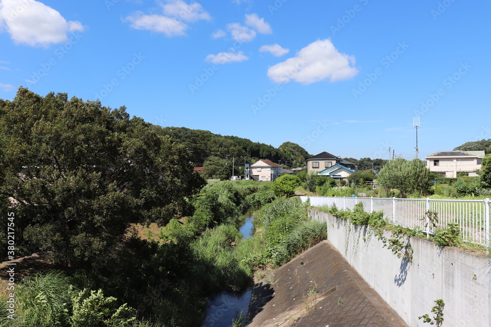 Fototapeta premium 座禅川（神奈川県平塚市土屋）