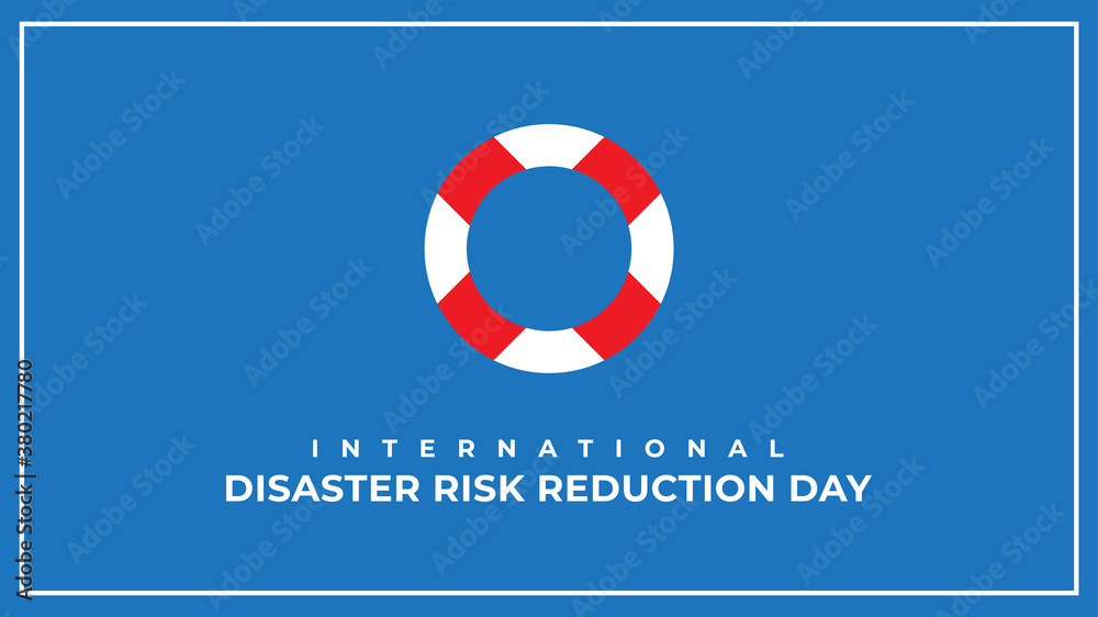International Day for Disaster Risk Reduction. Vector illustration ...