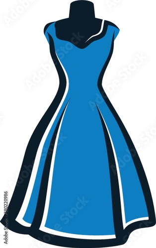 Dress on a mannequin display