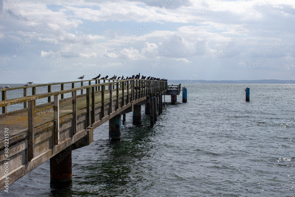 Sassnitz Hafen Steg Leuchtturm Promenade Sassnitz Hafen Steg Leuchtturm Promenade