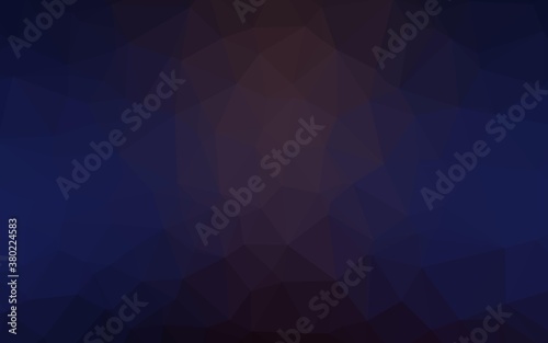 Dark Blue, Red vector low poly texture. A completely new color illustration in a vague style. Brand new style for your business design.