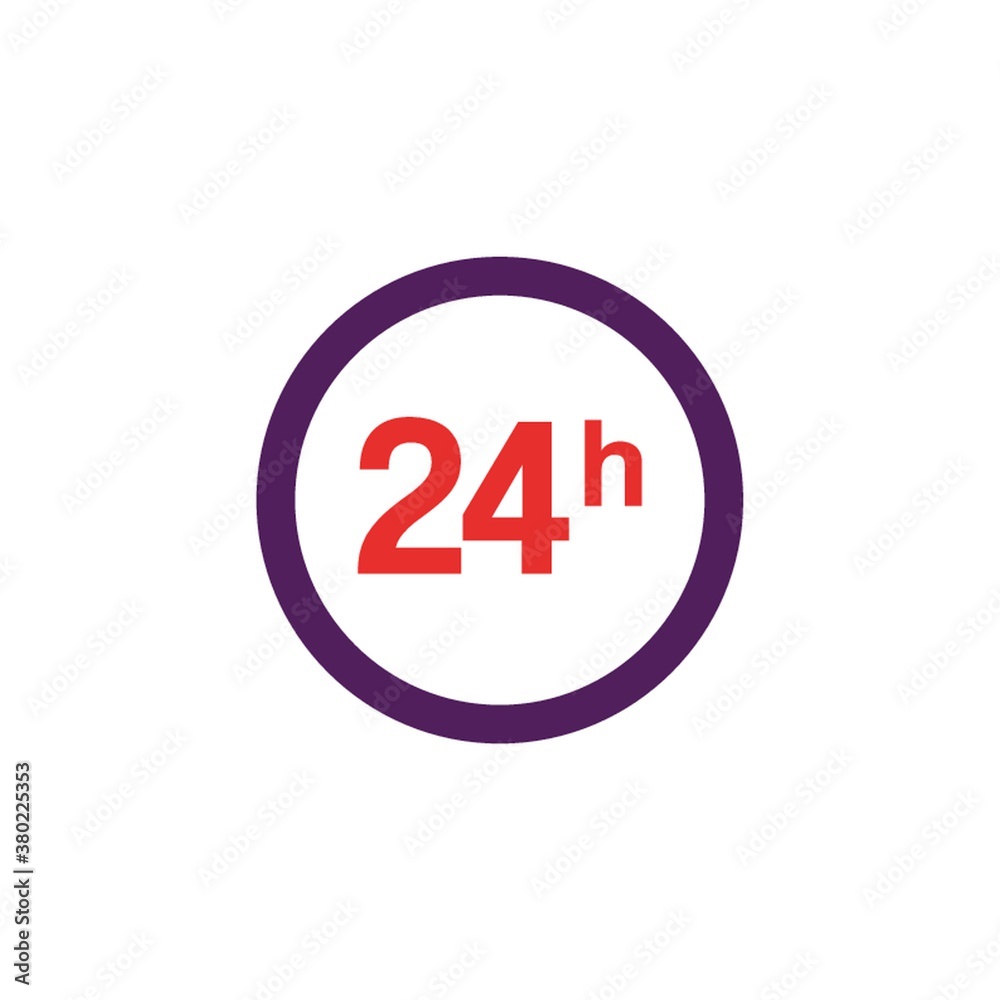 24 hour icon 24 hour icon