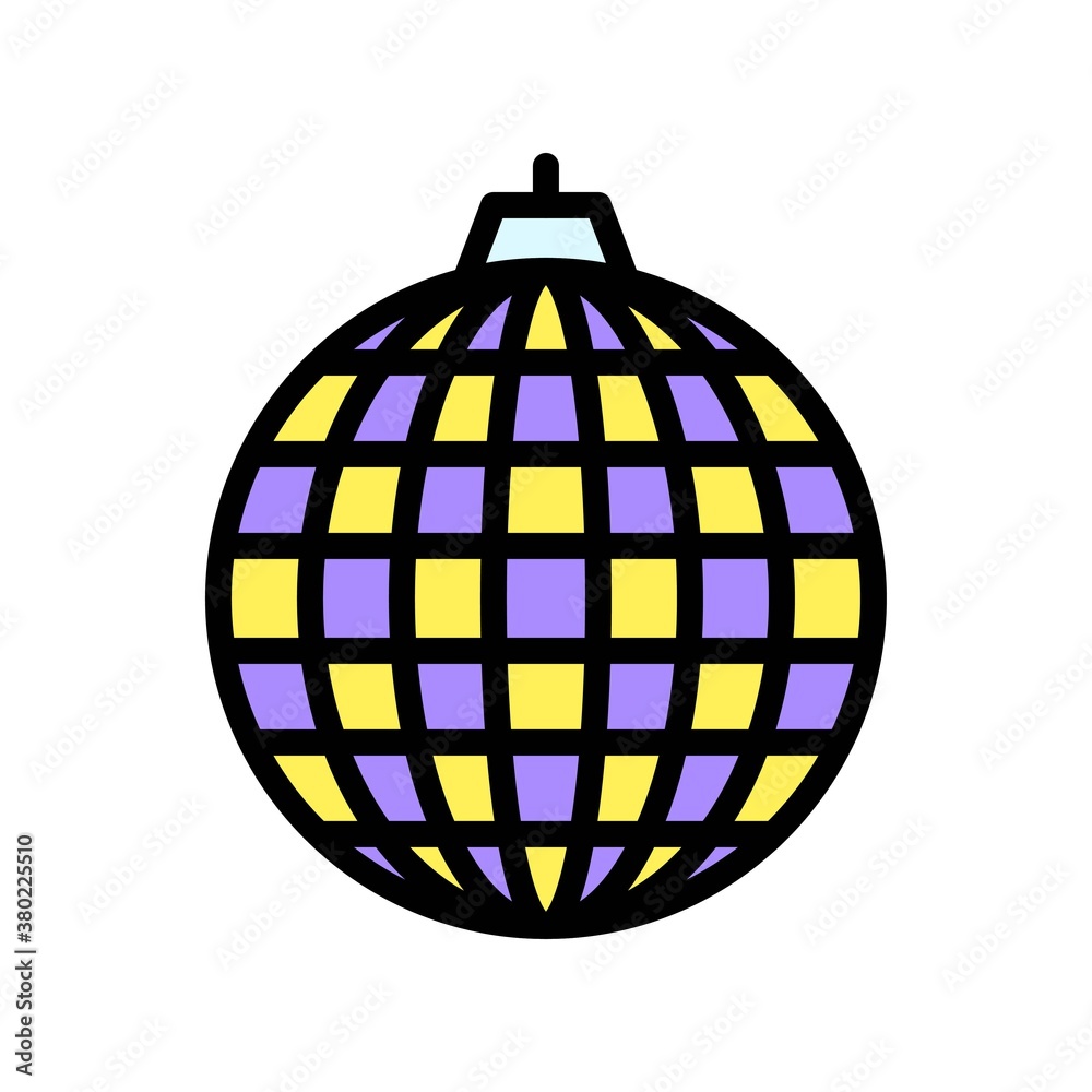 party icons related decoration ball with hanging huck vector with editable stroke, party icons related decoration ball with hanging huck vector with editable stroke,