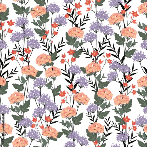Tableau sur toile floral background concept
