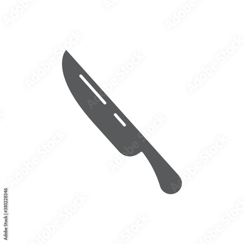 Simple knife icon vector isolated flat illustration graphic design