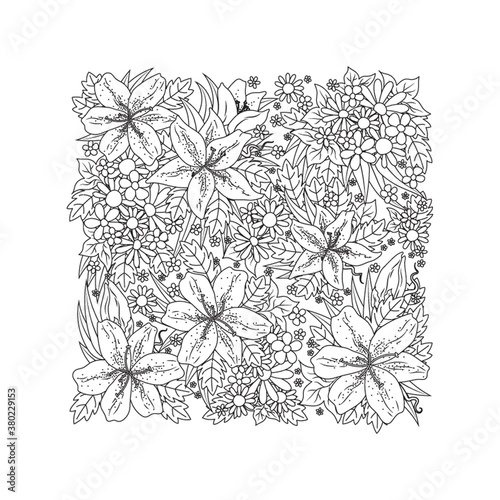 Intricate floral design