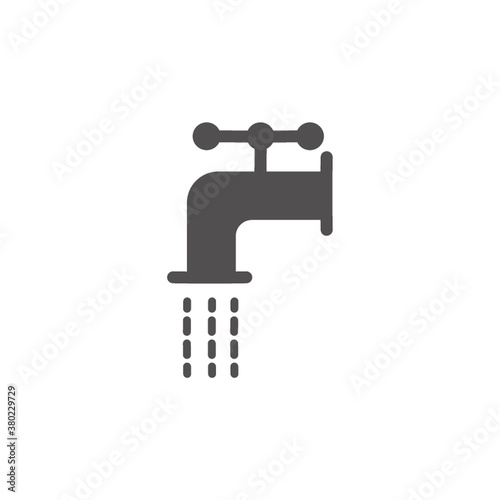 Water tap vector illustration