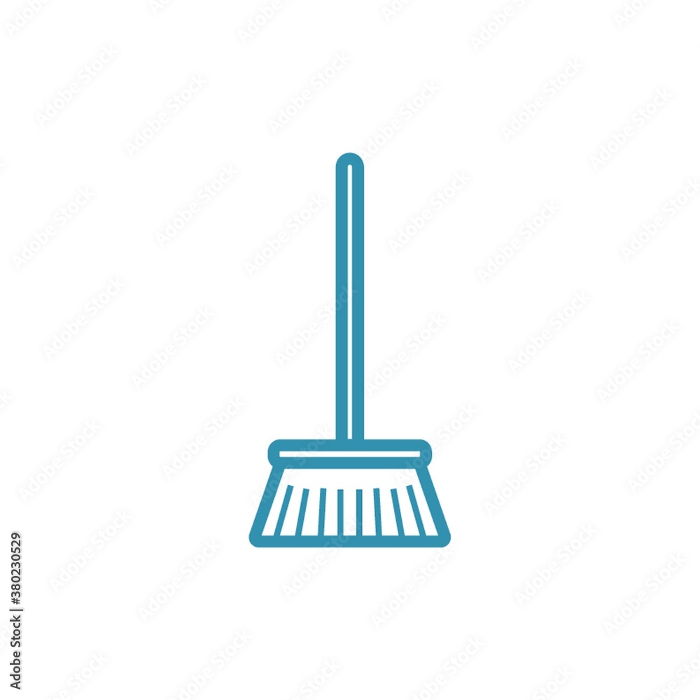 Simple broomstick minimalism outline design Simple broomstick minimalism outline design