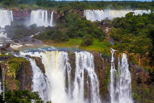 Waterfalls Iguazu - recognized miracle of the world
