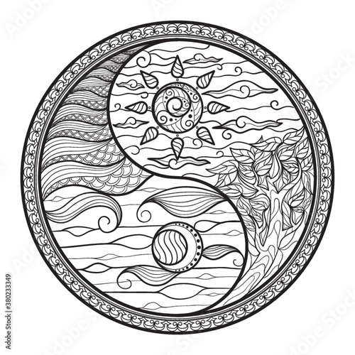 Intricate day and night design