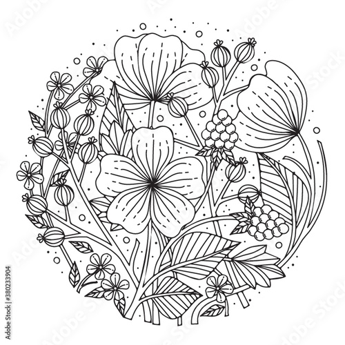 Intricate floral design