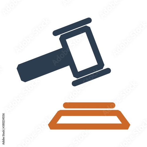 Court gavel vector illustration
