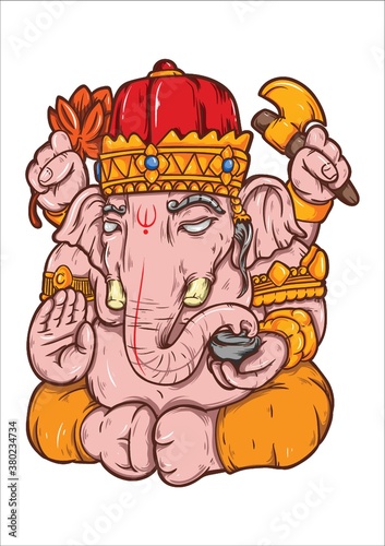 Indian elephant god