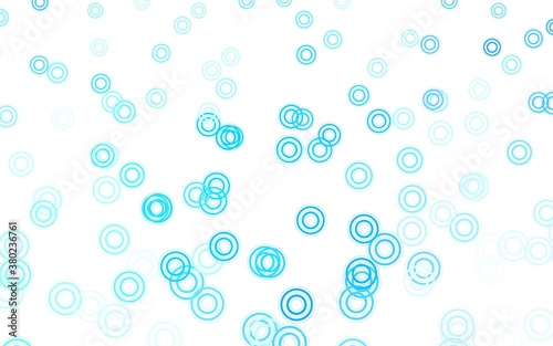 Fototapeta Naklejka Na Ścianę i Meble -  Light BLUE vector pattern with spheres.