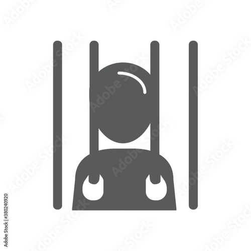 man in prison