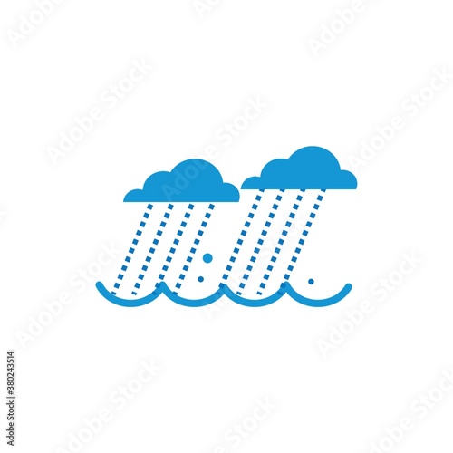 A clouds with rain