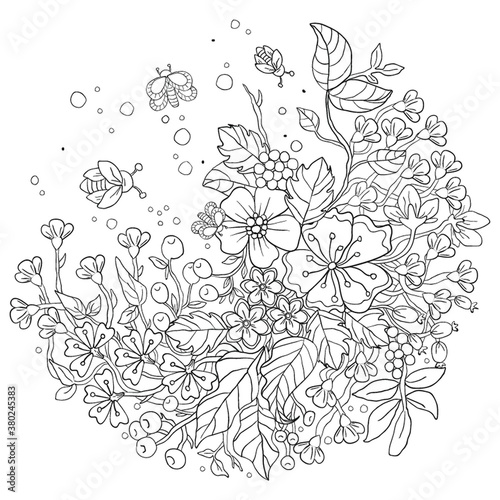 intricate floral design