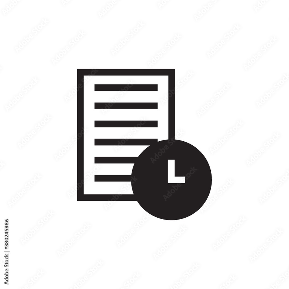Clock file icon Clock file icon