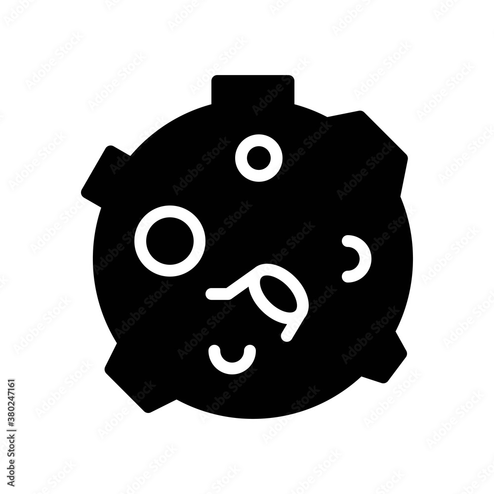 space or planet related meteor planet with circles vector in solid design, space or planet related meteor planet with circles vector in solid design,