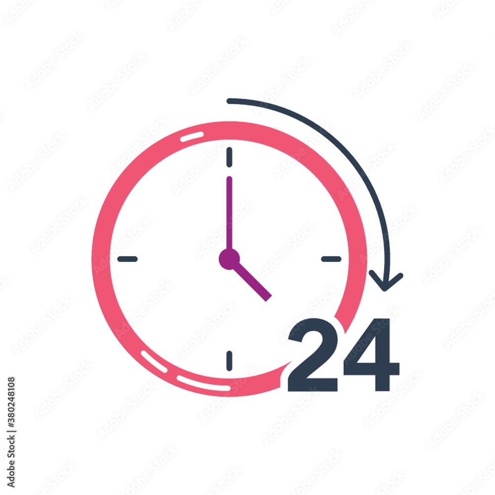 24 hour icon 24 hour icon