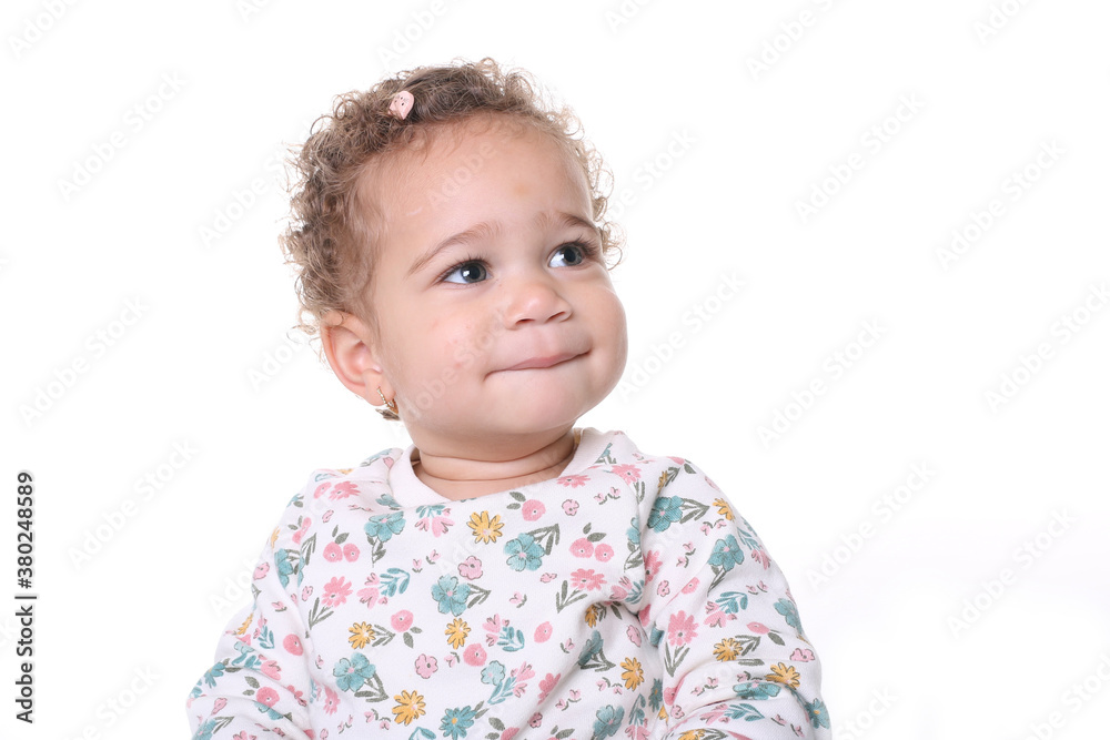 Beautiful happy little girl Beautiful happy little girl